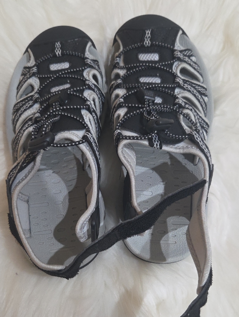 Gray & Black Outdoor Water Shoes